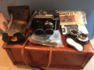 Vintage MAMIYA C3 Camera & Accessories 5