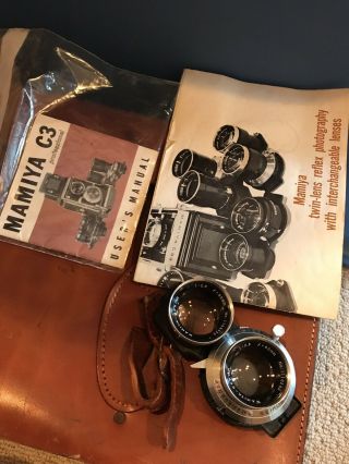Vintage MAMIYA C3 Camera & Accessories 6