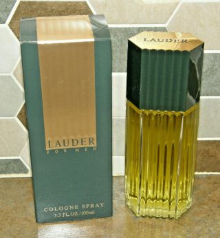 Nos Vintage Lauder For Men Cologne Spray 3.  3 Fl Oz 100 Ml Formula,  Box