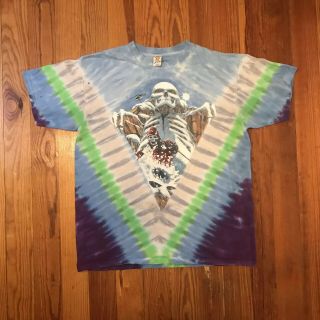 Vintage Grateful Dead T Shirt Size L 1997 Sun Dog Summer Tour Design Rare
