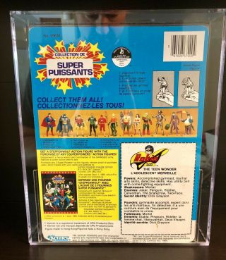 Vintage Kenner Powers Robin 12 Back AFA 80 Unpunched 5