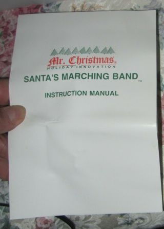 Vtg 1991 Mr.  Christmas Santa’s Marching Band - Holiday Musical NIB; 8