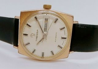 Vintage Tressa Automatic 25 J Swiss - Made Wristwatch For Men 