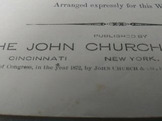 Rare 1872 RYAN ' S TRUE VIOLIN INSTRUCTOR John Church Co.  Vintage Antique Book 4