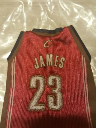 2007 - 08 Lebron James Upper Deck Auto Mini Jersey Autograph UDA RARE /10 3