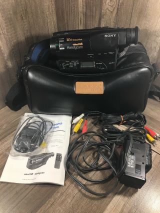 Sony Handycam Ccd - Tr400 Hi8 Video Camera Recorder Camcorder Vintage