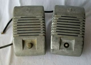 2 Vintage Rca Drive In Movie Theater Speakers - 1950 