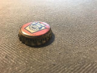 Vintage Tube City Pilsner Beer Bottle Cap McKeesport,  PA Cork Lined 3