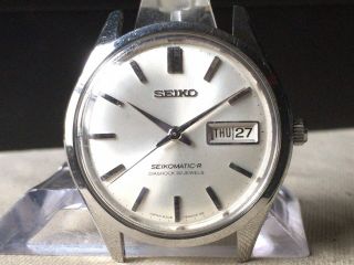 Vintage Seiko Automatic Watch/ Seikomatic - R 8306 - 8001 30j Ss 1960s