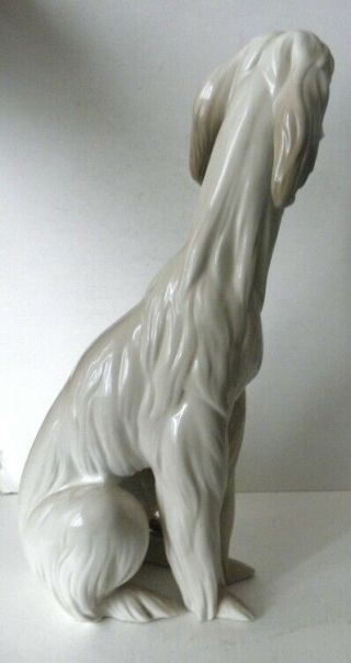 Vintage Lladro Afghan hound figurine by Juan Huerta No.  1069 retired 3