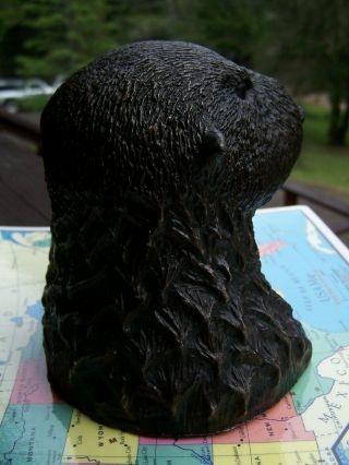 Vintage Heavy Bronze Cast Otter - Nature Art Sculpture - Signed Numbered Meyer 5
