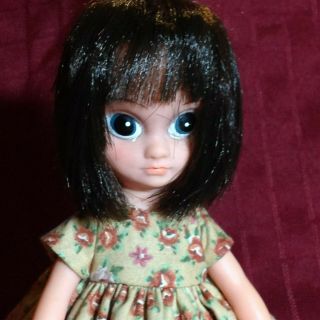 Vintage Susie Sad Eyes Type Clone Doll Japan Pre Blythe Big Eye Doll
