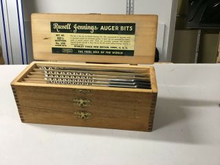 Vintage Stanley Russell Jennings Auger Bit Set No 32 ½ No 100 Complete