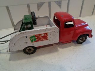 Vintage Red,  White And Green Buddy " L " Emergency Auto Wrecker