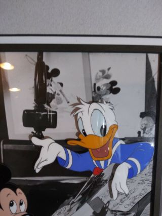 Rare Disney Cel Walts Drawing Board Limited Edition Hand Painted Cel 6