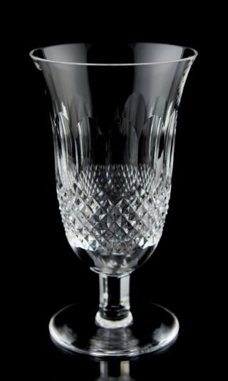 Waterford Colleen Stemmed Iced Tea Goblet Glass Short Stem Cut Vintage Crystal
