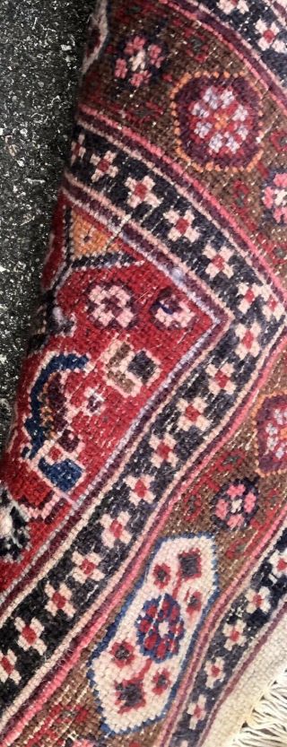 VINTAGE Traditional Unique Oriental Area RUG Hand - Knotted Wool Multi Carpet 9x9 6