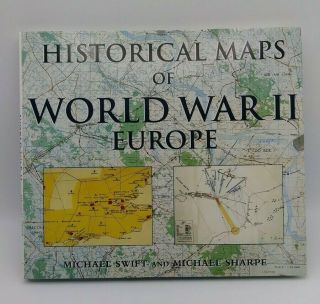 Historical Maps Of World War 2 Europe Book British Us German Battle Maps