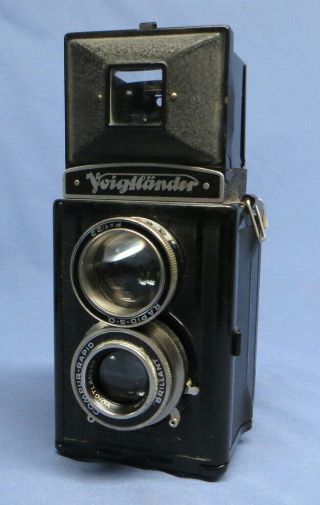 Rare Vintage Voigtlander Brilliant W/heliar 7.  5cm F/3.  5 Lens Vgc