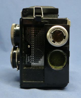 Rare Vintage Voigtlander Brilliant w/Heliar 7.  5cm f/3.  5 Lens VGC 6