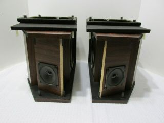 Vintage Bose 201 Series II Woodgrain Main / Bookshelf Stereo Speakers 4