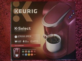 Keurig K - Select Single Serve K - Cup Pod Coffee Maker K80 Vintage Red