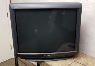 Sony Trinitron 27 " Crt Tv - Rare Vintage Kv 27v10 Possibly Can Be For Gaming