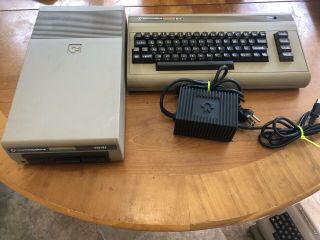 Vintage Commodore 64 C64 System W/ 1541 Drive Power Supply
