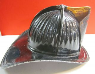 Vintage Cairns & Brothers Aluminum Fire Helmet with Leather Badge - Lorain,  Ohio 4