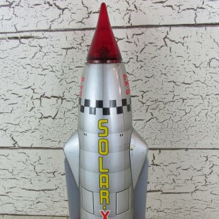 Solar X 7 S - X7 Space Ship Rocket Tin Toy Rare Vintage T.  N Nomura Japan 4