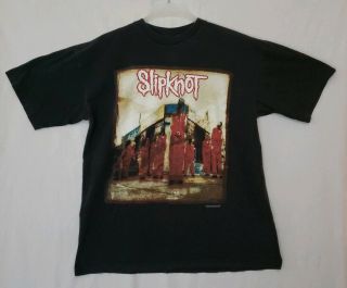 Vintage Slipknot Shirt Xl Blue Grape Tag 1999 Red Jumpsuit (o)