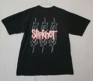 Vintage Slipknot Shirt XL Blue Grape Tag 1999 Red Jumpsuit (O) 5