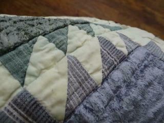 EXQUISITE FEATHERED COUNTRY RUSTIC STAR FABULOUS EARTH JEWEL TONES VINTAGE QUILT 10