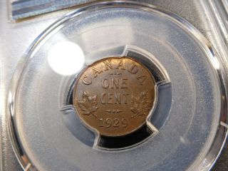 L81 Canada 1929 Small Cent PCGS MS - 65 Brown RARE This 2