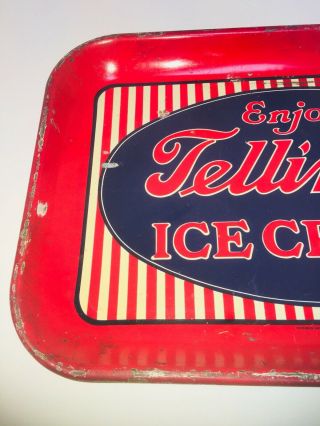 Vintage Telling’s Ice Cream Tray Detroit Michigan Telling Dairy 1940’s 1950’s 3