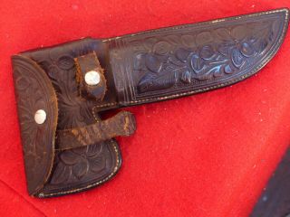 Case XX 1920 - 40 Pyremite knife axe as set w/ RARE tooled sheath 3