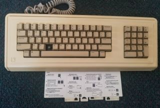 Apple Lisa 1 Keyboard Rare Good Shape Priority with INS Real Deal Serial 7