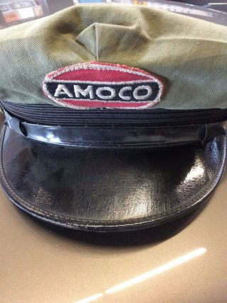 Vintage Amoco Service Fill Station Cap Hat