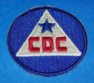 Cut - Edge Ww2 Civil Defense Corps Staff Patch