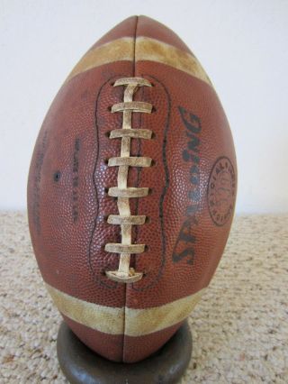 Vintage Football Fran Tarkenton Embossed Signature Ball