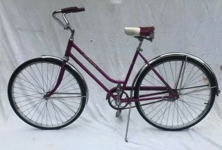 Vintage Schwinn Fleet All Purple 1960s Girls 26 " Cruiser