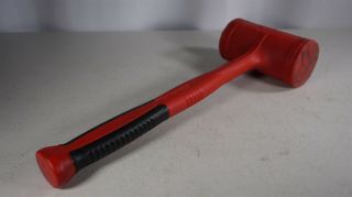 Vintage Snap - On Tools Usa Hbfe56 Red Dead Blow Hammer 56oz/1550g Soft Grip