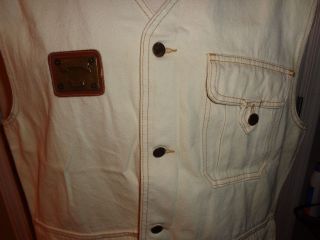 vintage Karl Kani jeans four pocket crew vest size Large Made in USA L@@K 2