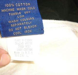 vintage Karl Kani jeans four pocket crew vest size Large Made in USA L@@K 7