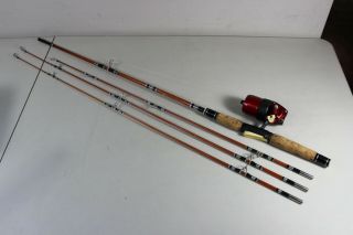 True Temper 63l Uni Spin Multi Tip Rod And Reel 3 Tips -