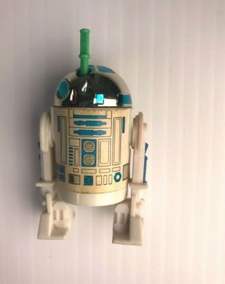 R2 - D2 Pop - Up Lightsaber Vintage Star Wars Figure 1985 Orig.  Saber,  Decal