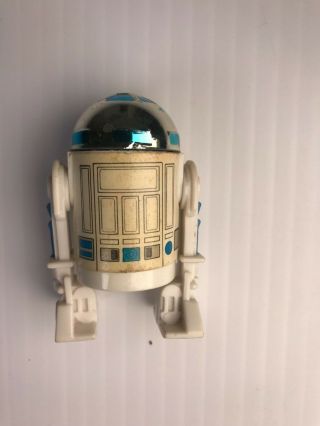 R2 - D2 Pop - Up Lightsaber Vintage Star Wars Figure 1985 Orig.  saber,  decal 5
