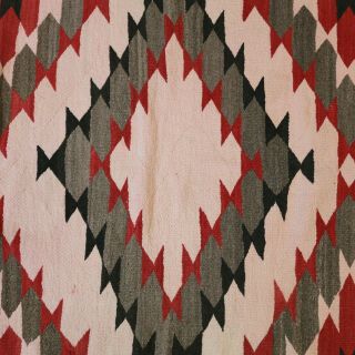 Vintage Antique Navajo Rug Weaving Blanket (64 x 35) Inches 5