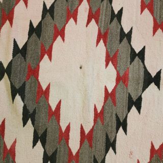 Vintage Antique Navajo Rug Weaving Blanket (64 x 35) Inches 6