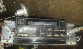 Vintage Technics High Power Am Fm Radio Car Cassette Player Model Cq - R - 700eu